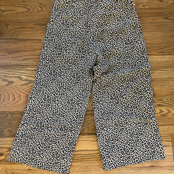 J crew Leopard print wide leg pants - Picture 3 of 4
